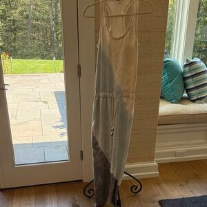 Young Fabulous & Broke Tie-Dye Jumpsuit in Blue and Gray